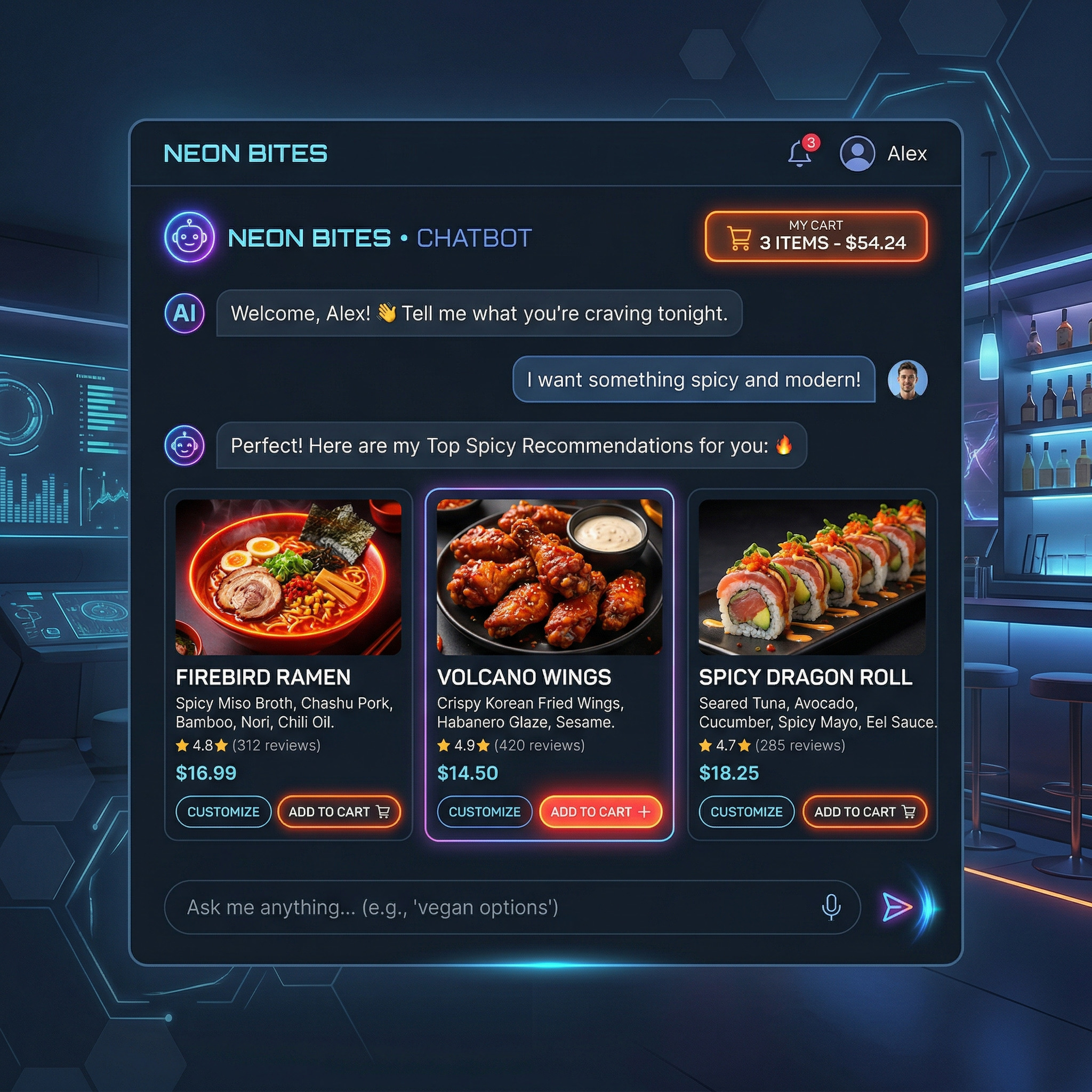 AI Chat Assistant UI